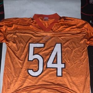 NFL Orange Football Jersey 54 Athletic Mesh
